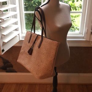 Weekender Bag tan and creme